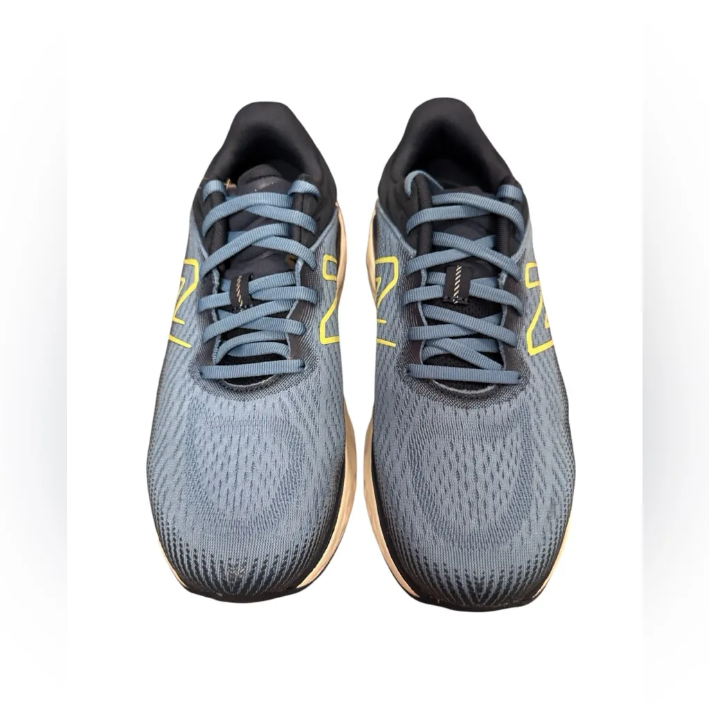 New Balance Fresh Foam Blue and Yellow Athletic Sneakers Women’s Size 10 Wide - Image 2