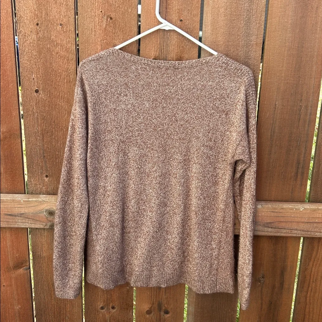J. McLaughlin Cashmere Tan Beige Sweater Size Small - Image 5