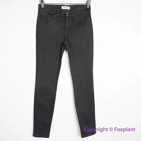 NEW‎ Madewell Skinny Skinny Jeans in black Wash, 27 - Image 2