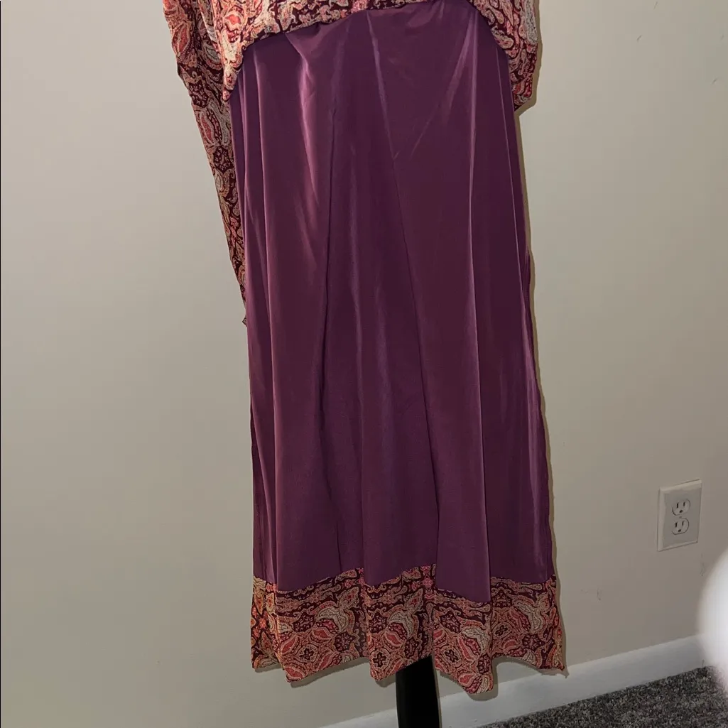Bohemian Pink Patterned Dress Size XL - Image 6