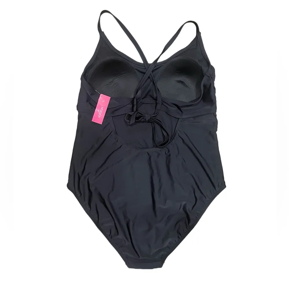 NWT! Plus Size Black One Piece Swimsuit - Image 7