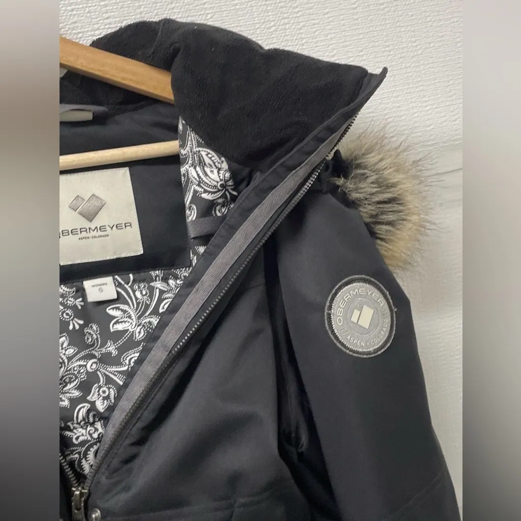 Obermeyer Sojourner Insulated Ski Jacket Black Women’s 6 - Image 6