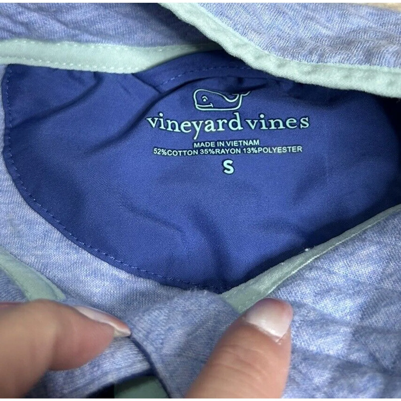 Vineyard‎ Vines - Hydrangea heather quilted classic Shep Shirt, Small - Image 7