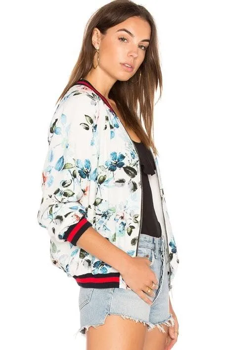 Sanctuary Floral Havana Bomber Jacket - Image 3