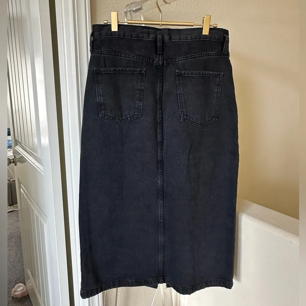 Mango Split Denim Skirt - Image 7
