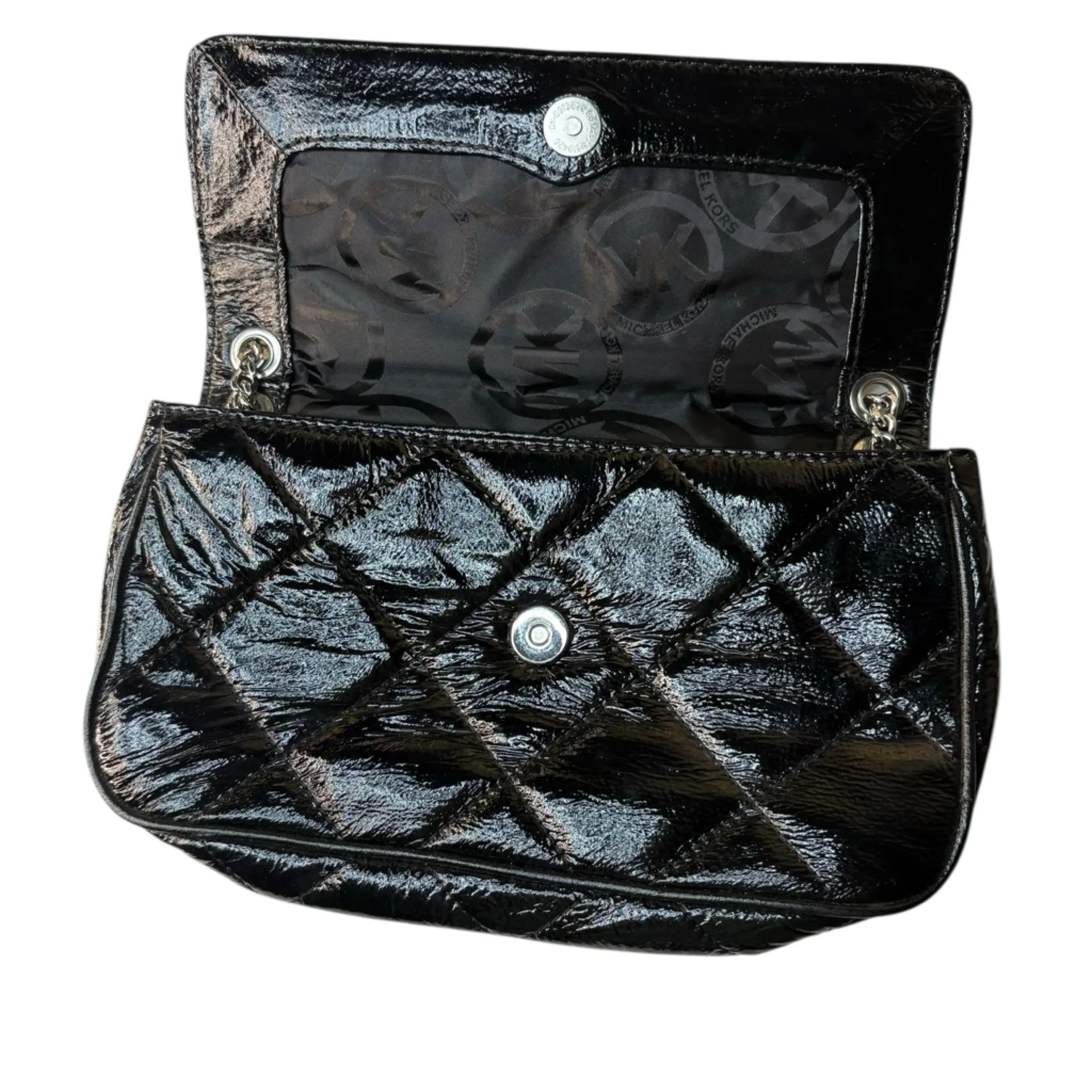 Michael Kors Hamilton Black Quilted Shoulder Bag - Image 5