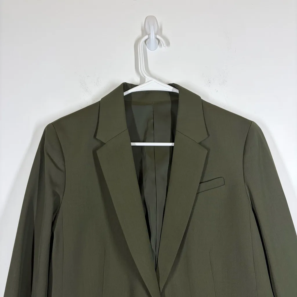 Everlane 100% Wool Italian GoWeave Blazer Size 8 - Image 7