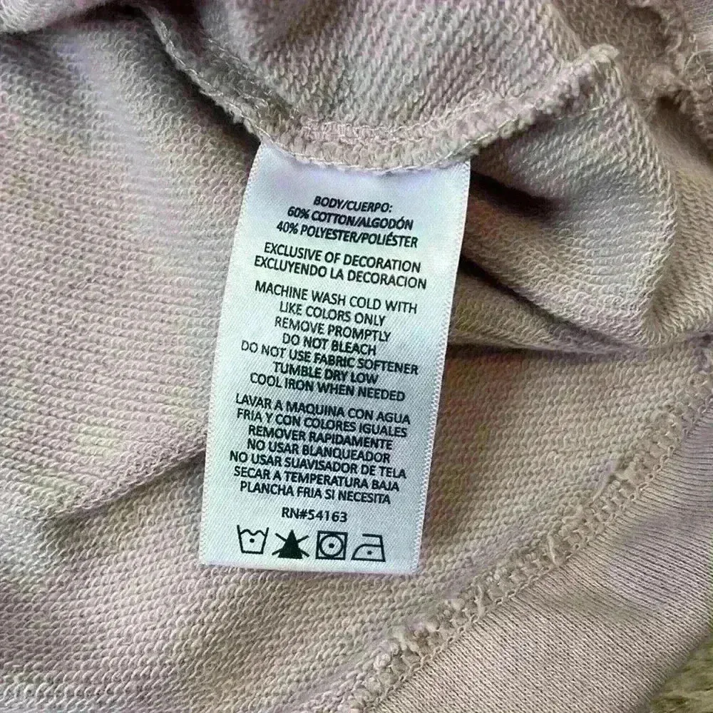 Calvin Klein Pink Cropped Pullover Sweatshirt Size M - Image 6