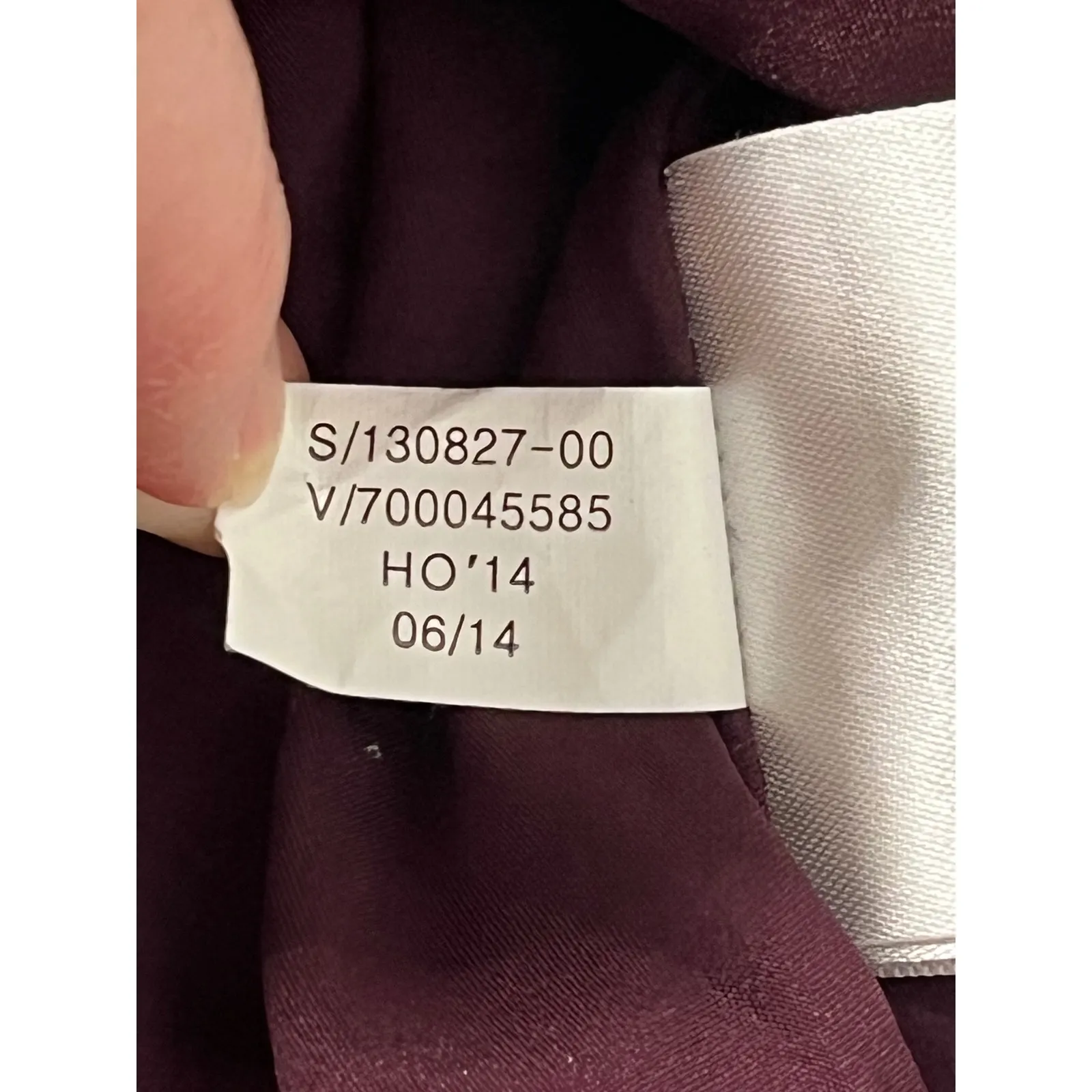 Banana Republic Womens Burgundy Leather A Line Skirt Size 0 - Image 4