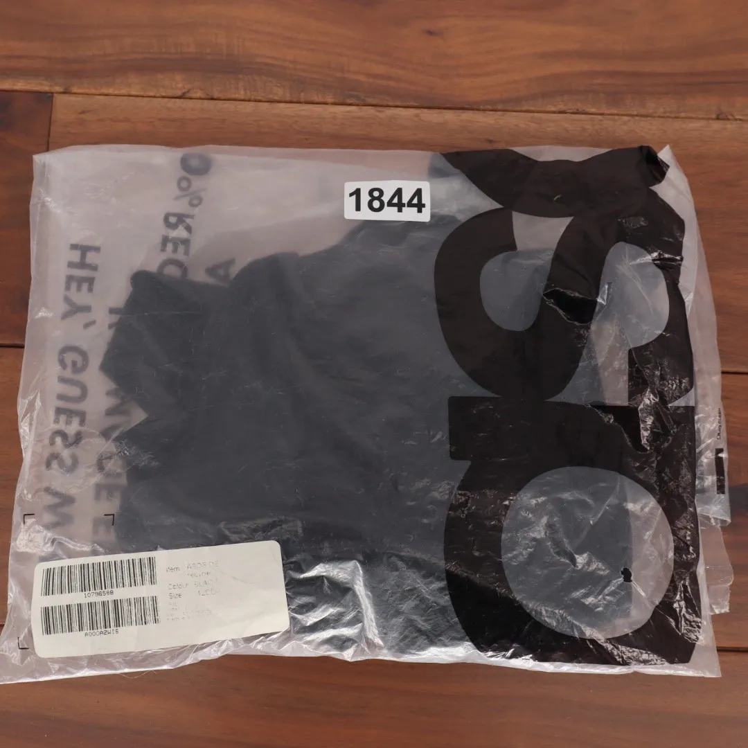 ASOS DESIGN Black Knot Front Plunge Cut Out One Piece Swimsuit Bathing Suit Size 8 - Image 6