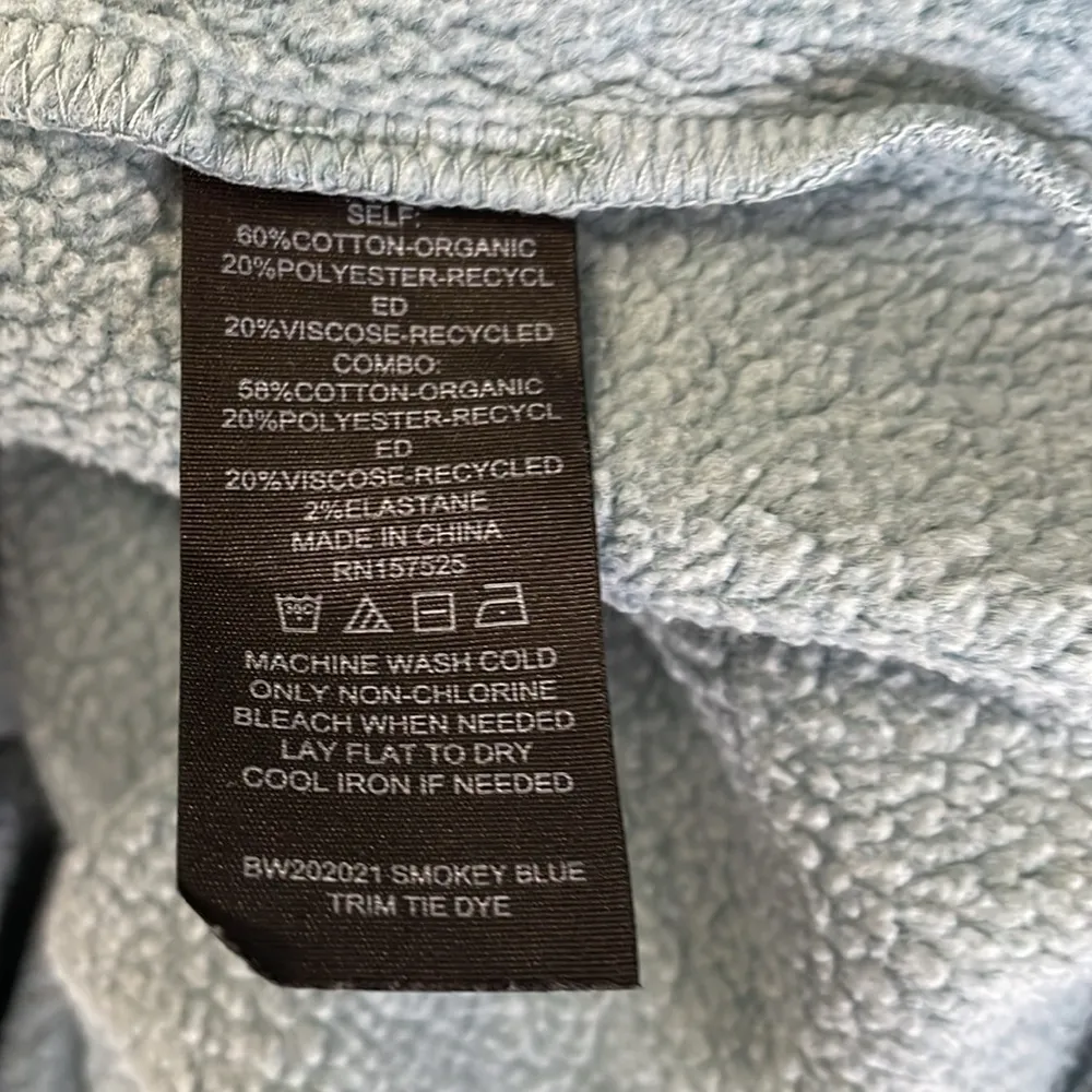 WSLY Ecosoft Ombre Logo Sweatshirt, Crew Blue Size L - Image 8