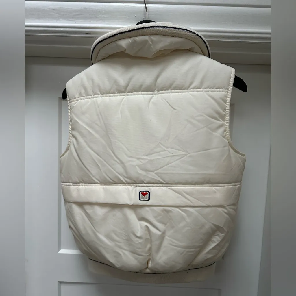 Obermeyer Off-White Puffer Vest vintage size 12 - Image 2