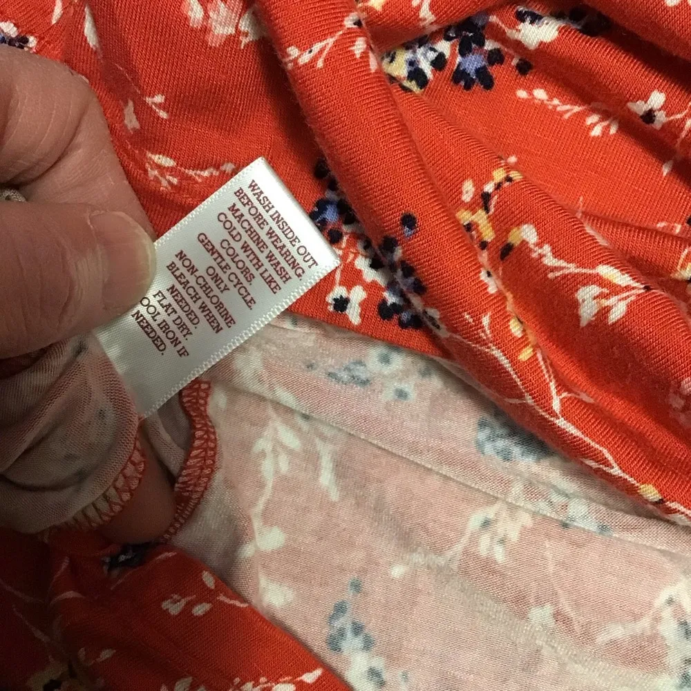 So Floral Red Bright Skater Dress - Image 3