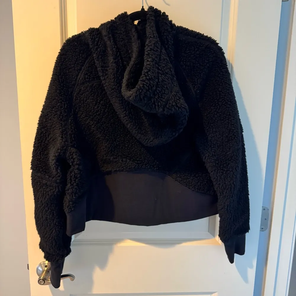 Lululemon Oh So Sherpa Half Zip Black Hoodie M/L - Image 7