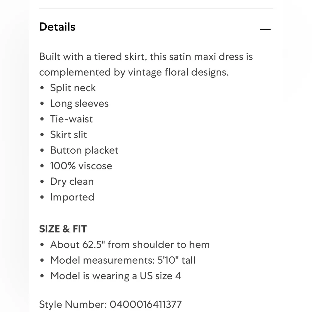 VERONICA BEARD Maidens Satin Maxi Dress paisley size 2 long EUC - Image 4