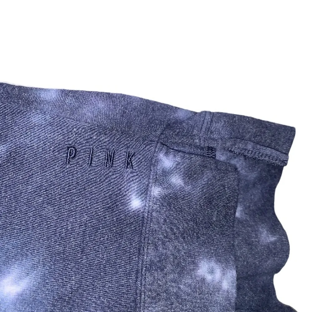 PINK Victoria’s Secret Blue Tie Dye Turtleneck Legging Pullover Tunic Sweatshirt - Image 4