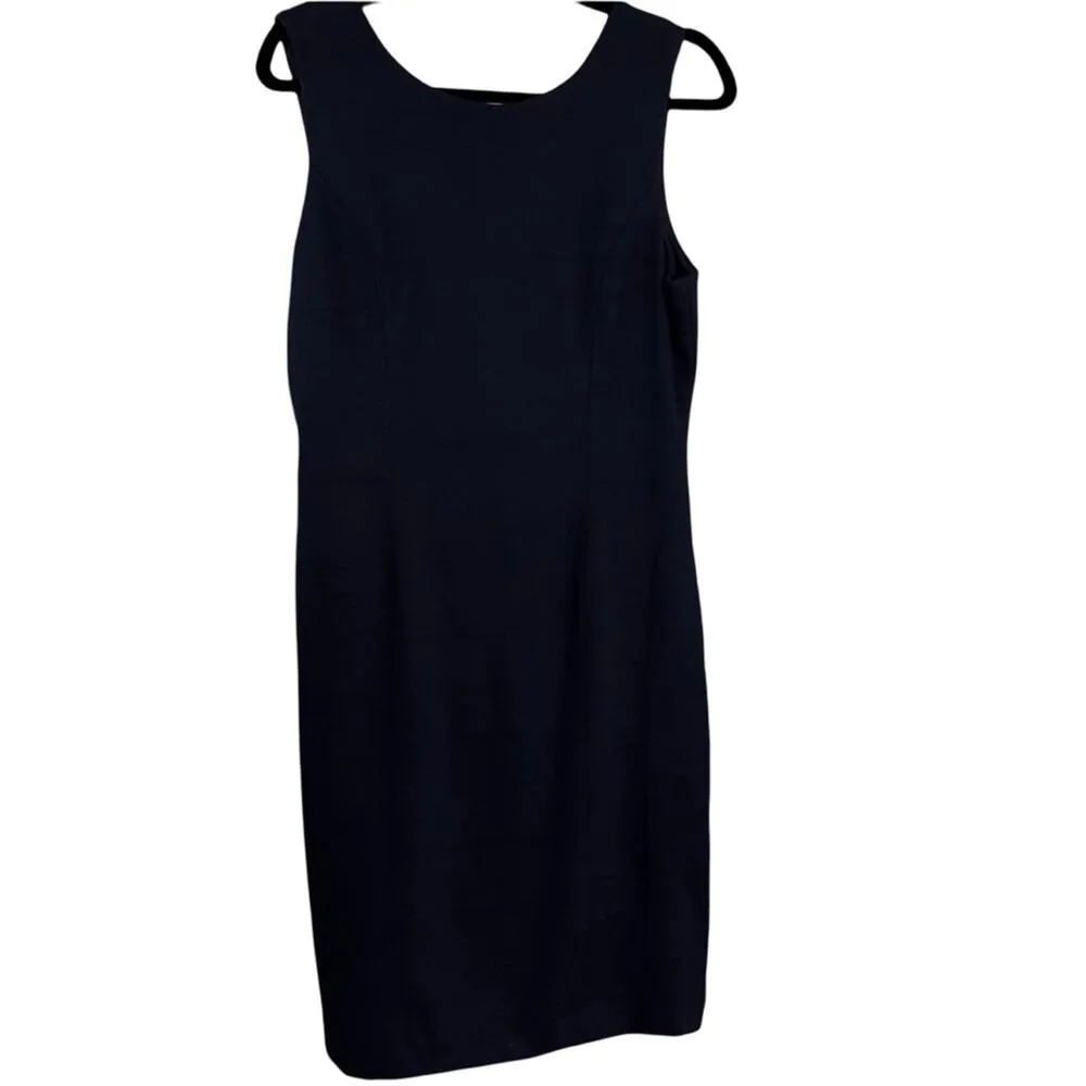 Banana Republic Navy Sheath Dress | Size 10 NWT | Workwear Career Sleeveless - Image 3