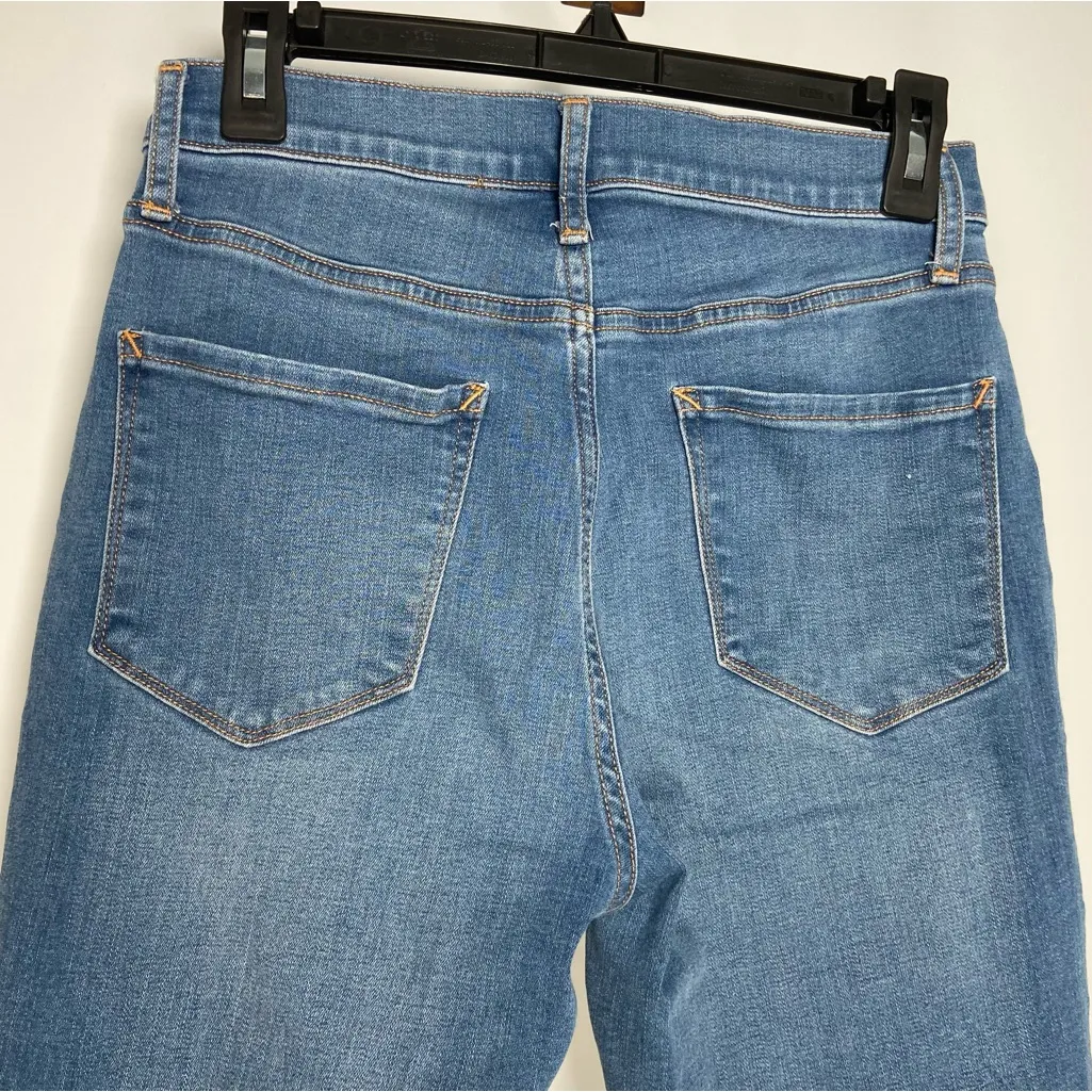 A.N.A Medium Wash Flare Jeans High Rise Hippie Retro Western Y2K Cowgirl Size 2 - Image 7