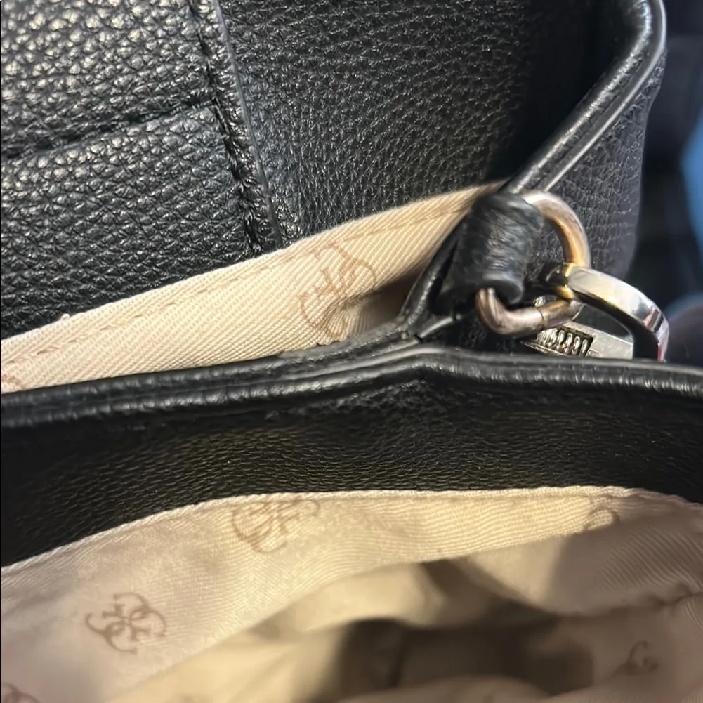 GUESS Black Leather Purse - Image 3