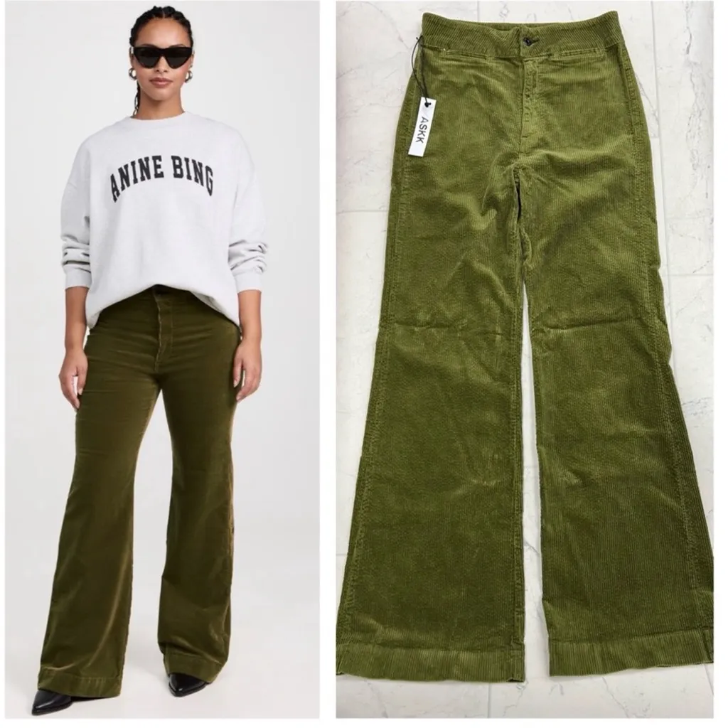 ASKK NY Brighton Wide Leg Corduroy Pants - Image 2
