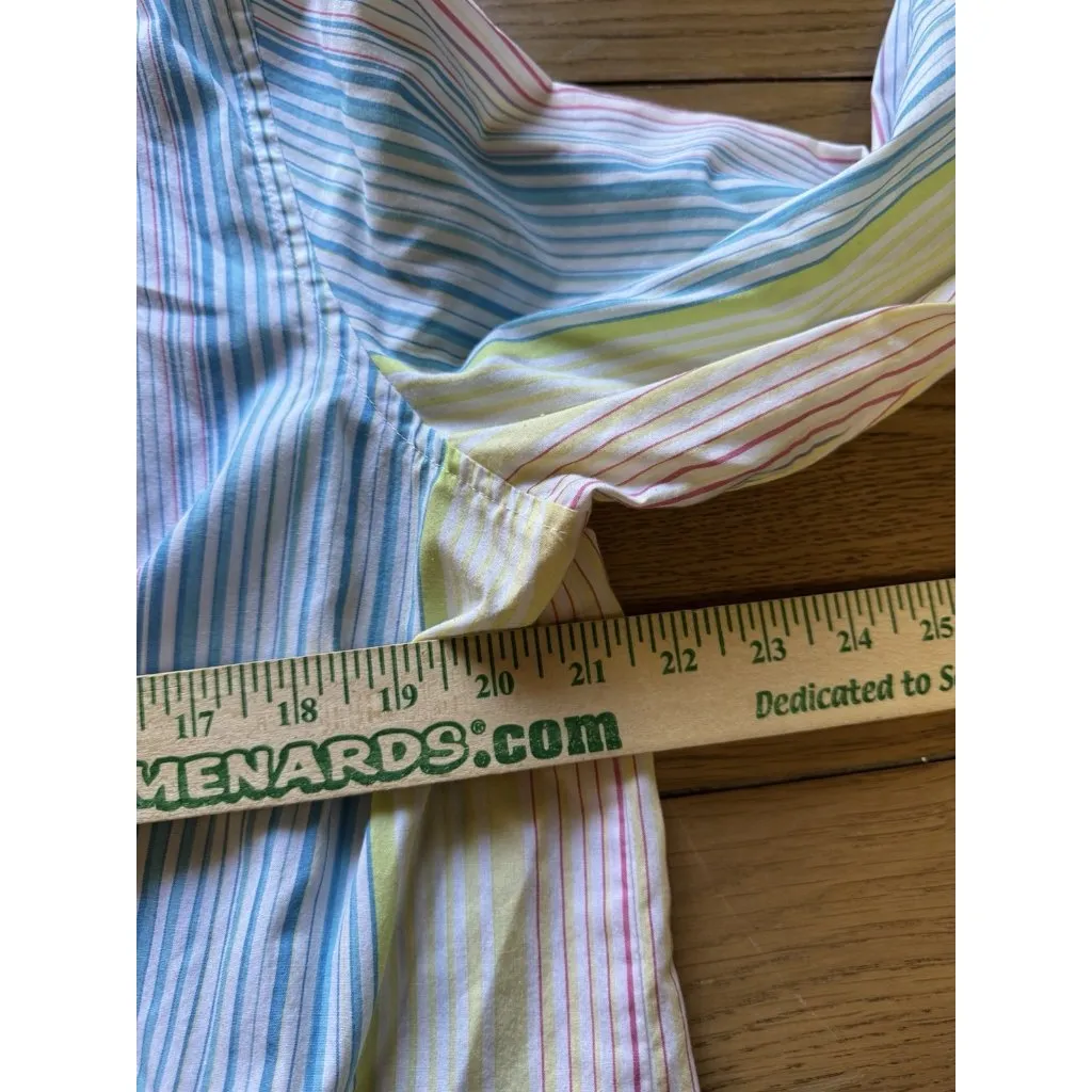 Breckenridge Women Size XL Long Sleeve Button‎ Down Cotton Blend Shirt Colorful - Image 5