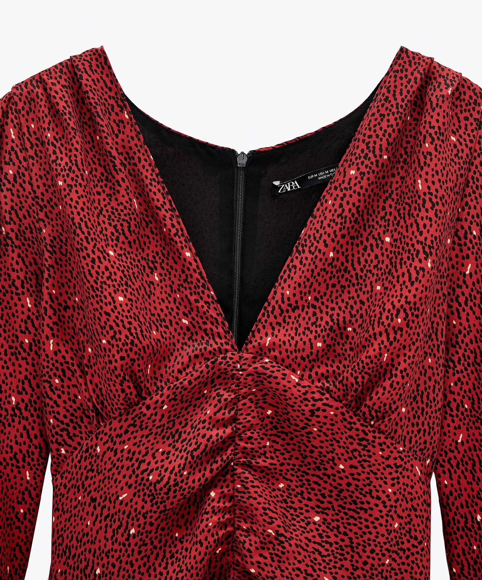 Blogger Red Black Printed Mini Dress - Image 7