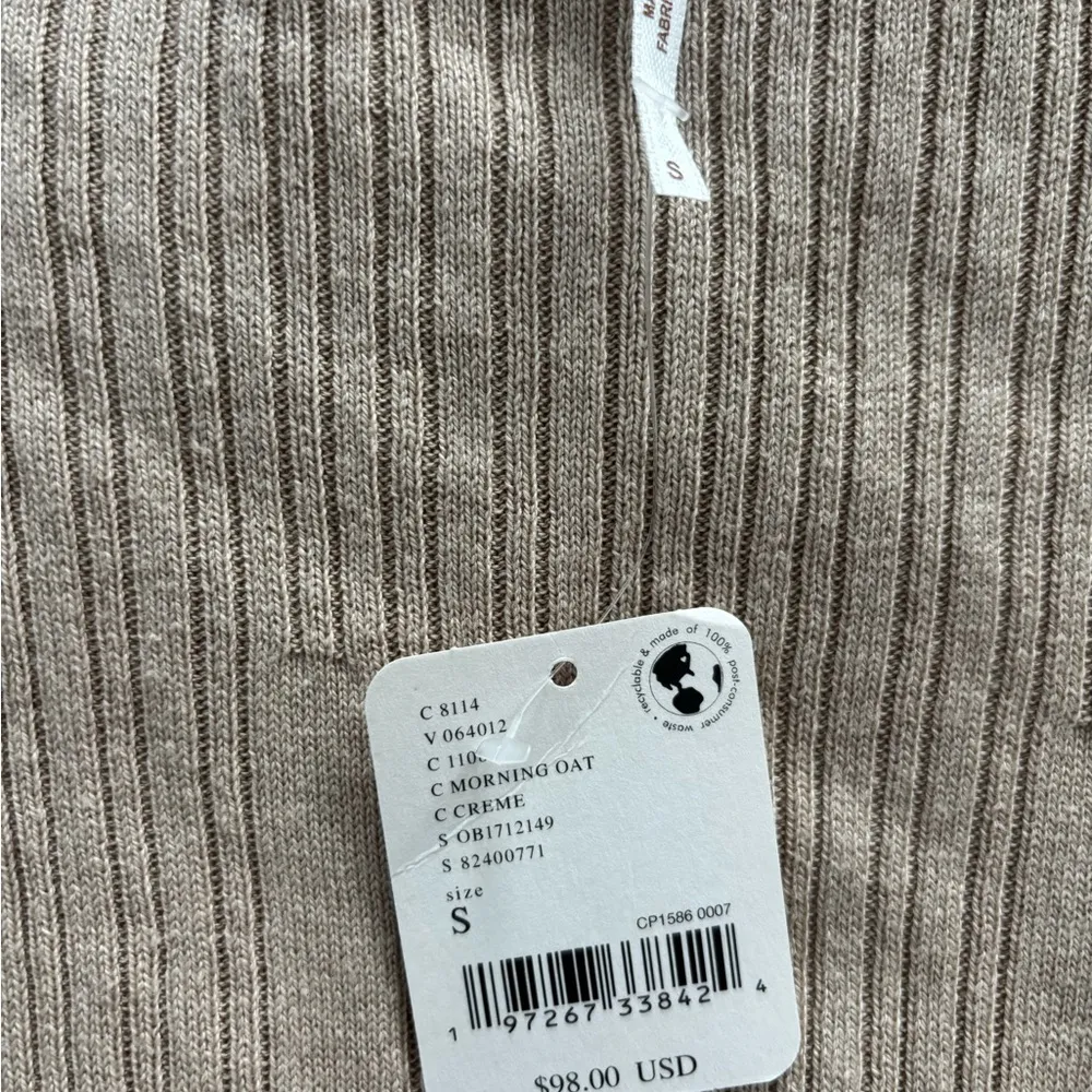 Free People Beige Long Cardigan - Image 7