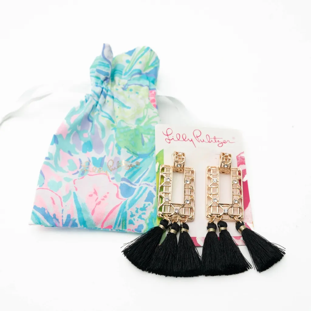 Lilly Pulitzer – Island Vibes Tassel Earrings - Image 5