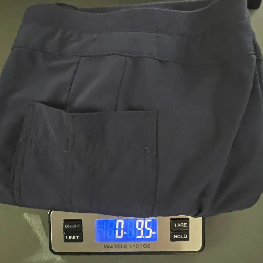 Indigo Navy Blue High Rise Athleisure Capri Lightweight Pants Womens Size 16 - Image 11