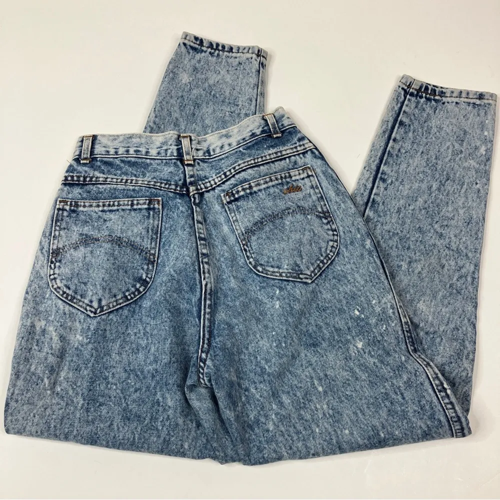 Chic | Vintage 1980's Acid Wash High Waist World's Best Fit Jeans Made in USA Size undefined - Image 8