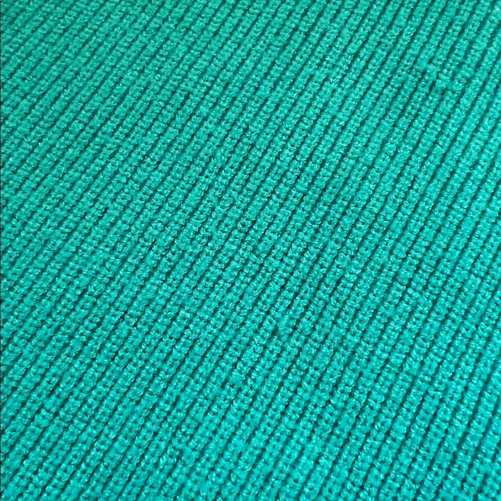 Free People Softly Structured Sweater Teal XS - Image 4