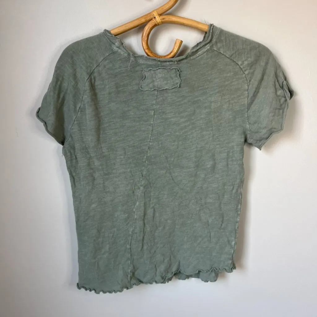 We The Free Be My Tee Army Green Women's Large - Image 2