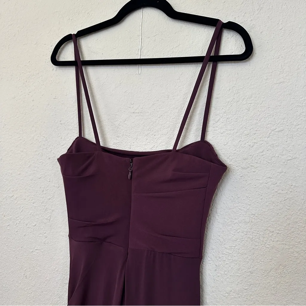 House of CB ‘Milena’ Dark Cherry Corset Maxi Dress NWOT size L - Image 15