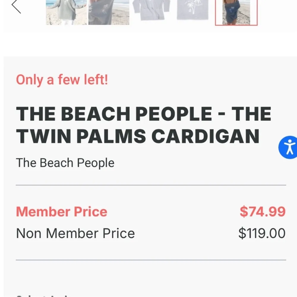 Palm Tree Cardigan Sweater with embroidered logo size XL/2XL - Image 13