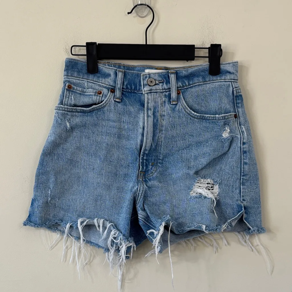Abercrombie & Fitch The 4” Mom Short Curve Love High Rise Size 25 - Image 2