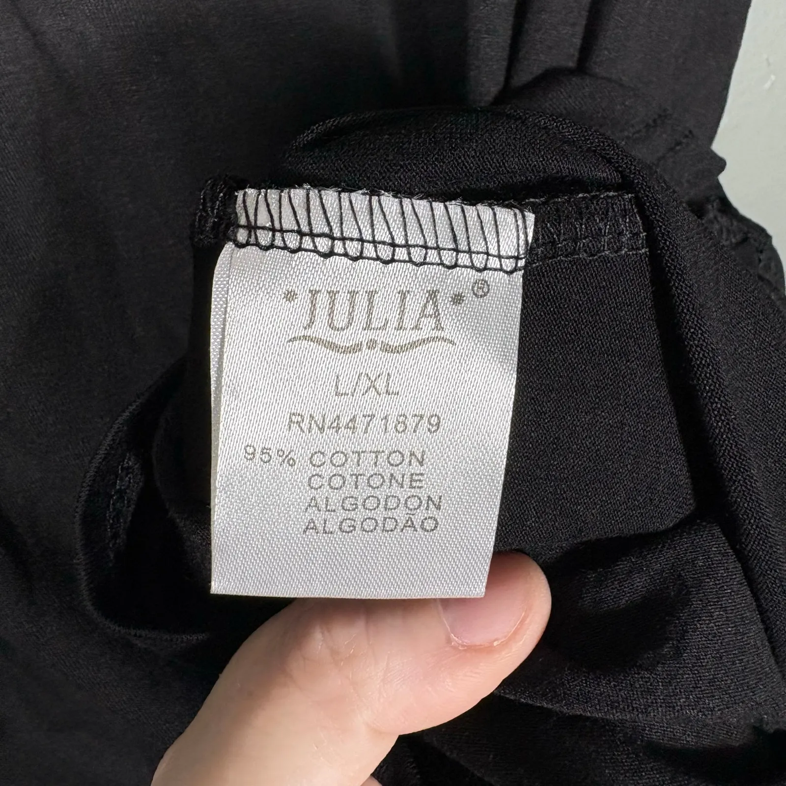 Julia Women's Dopamine Rhinestone Bling Cat Black Top - Image 6