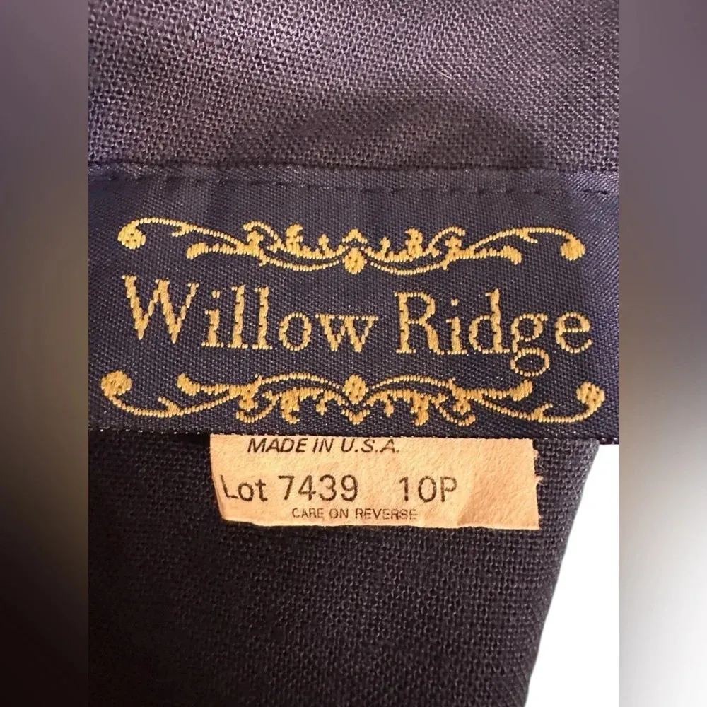 Vintage Willow Ridge Color Block Secretary Midi Dress Womens M Blue Size M - Image 6