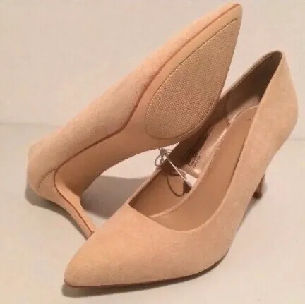 Beige Heels, Size 7W Tan - Image 2