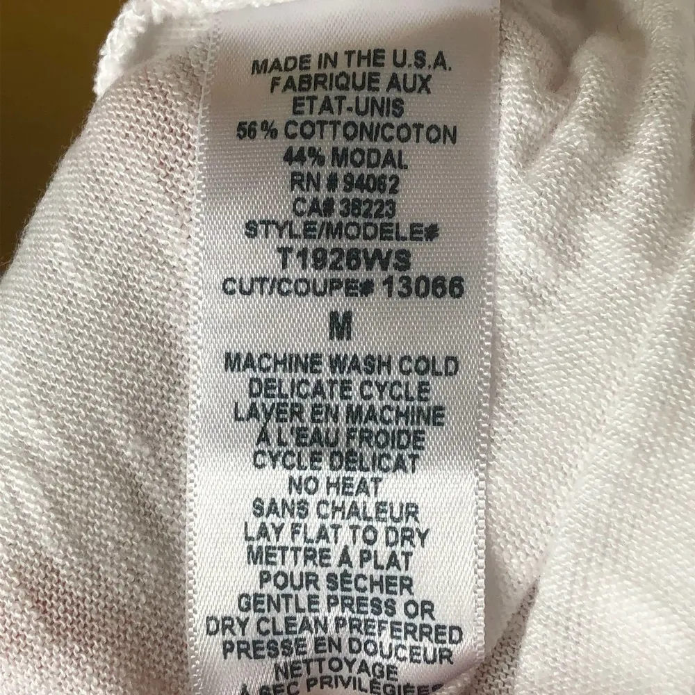 The Refinery White Criss Cross Shirt, M, NWT - Image 5