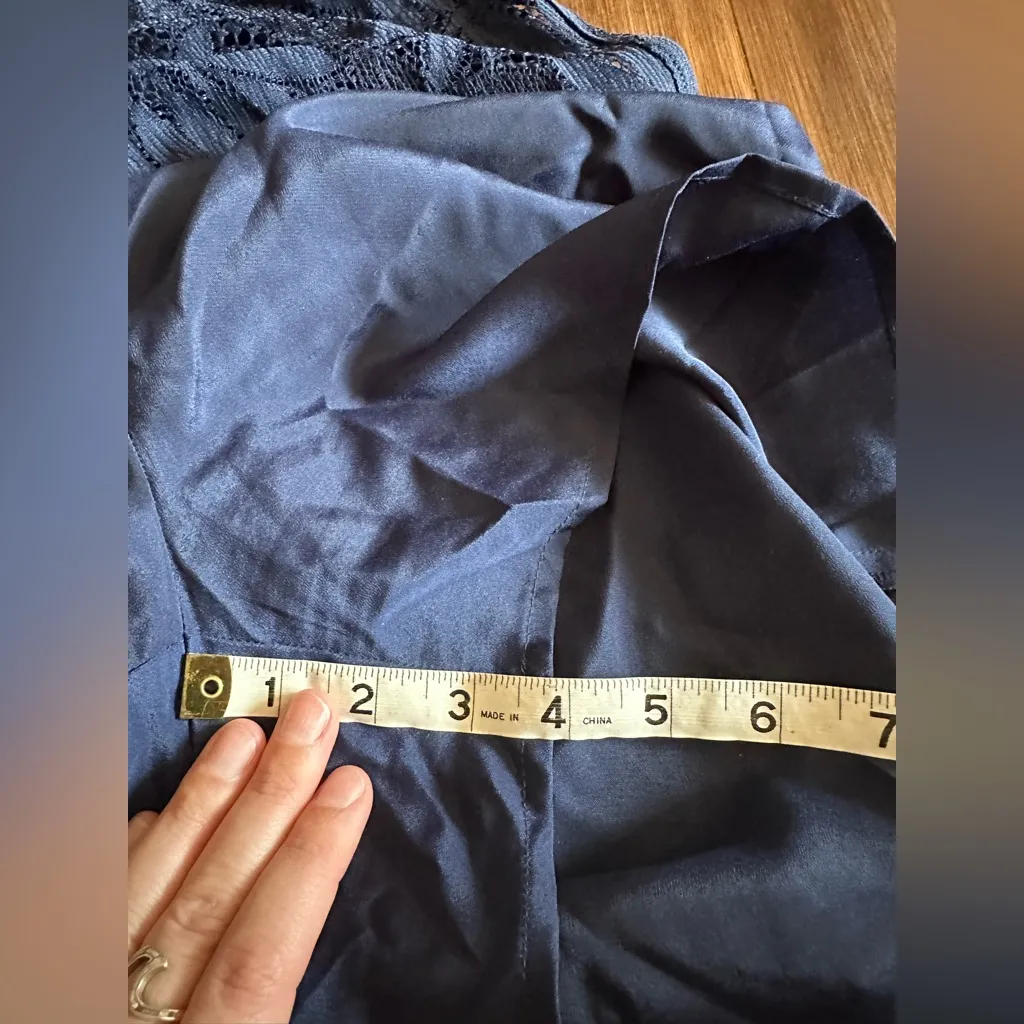 Lilly Pulitzer Jackelin Romper True Navy Fern Gallery Lace Size 10 style 30779 - Image 10