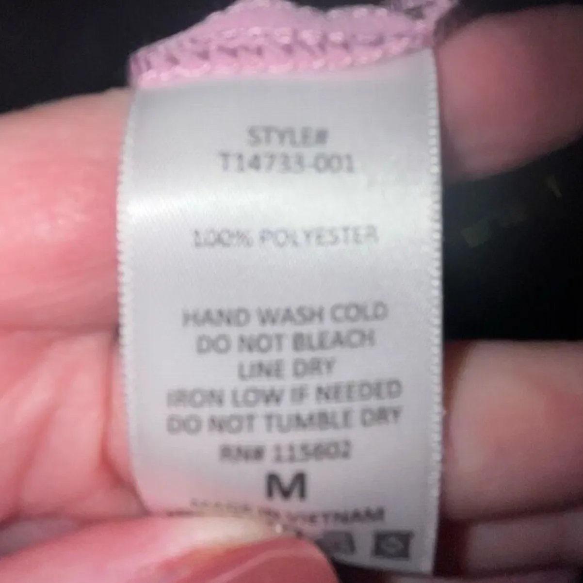 All‎ in Favor lilac pink blouse medium - Image 5