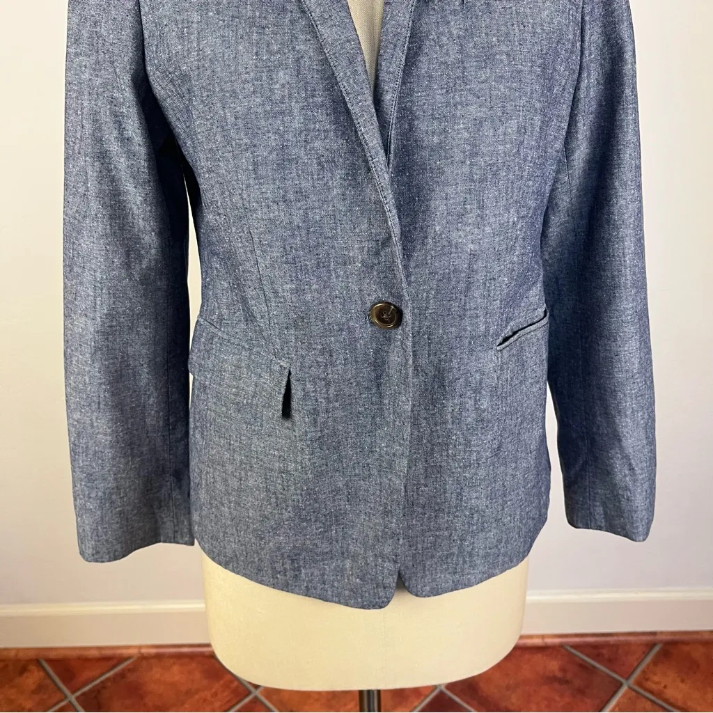 J. Crew Chambray Regent Blazer - Image 4