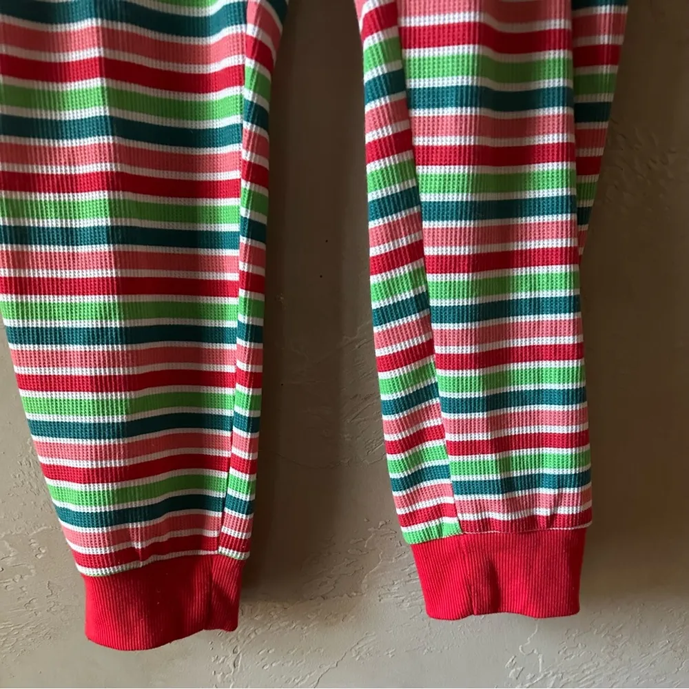 Colorful Striped Pajama Pants Size L - Image 5