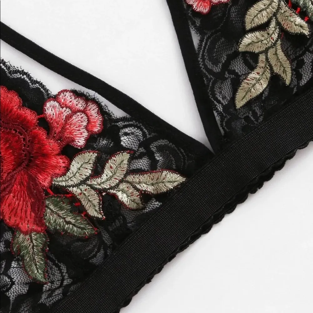 Rose Harness Lace Bralette New Size undefined - Image 3