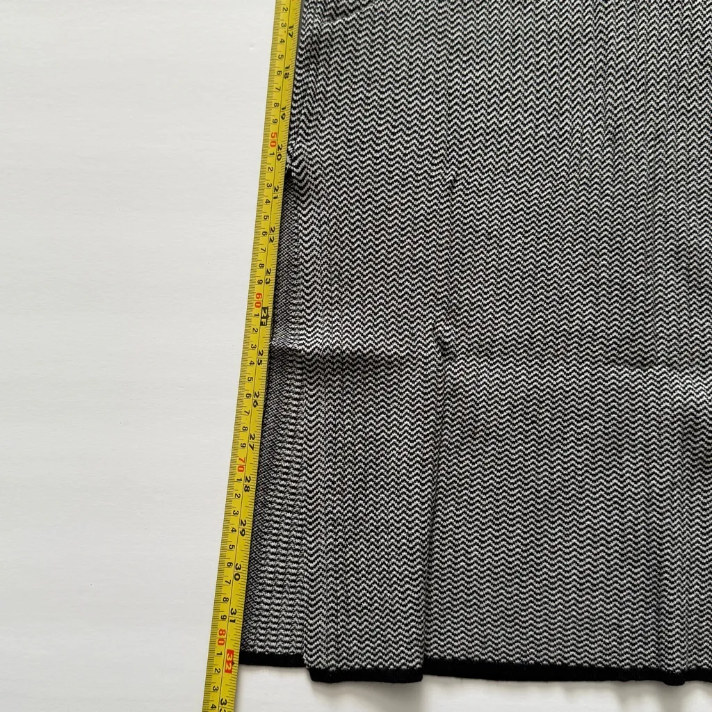 NWT Anne Klein Black and White maxi knit Pencil Skirt Size XS - Image 3
