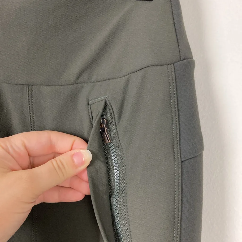 Athleta Headlands Hybrid Cargo Pants Leggings Olive Green Women's Size 0 Active - Image 6