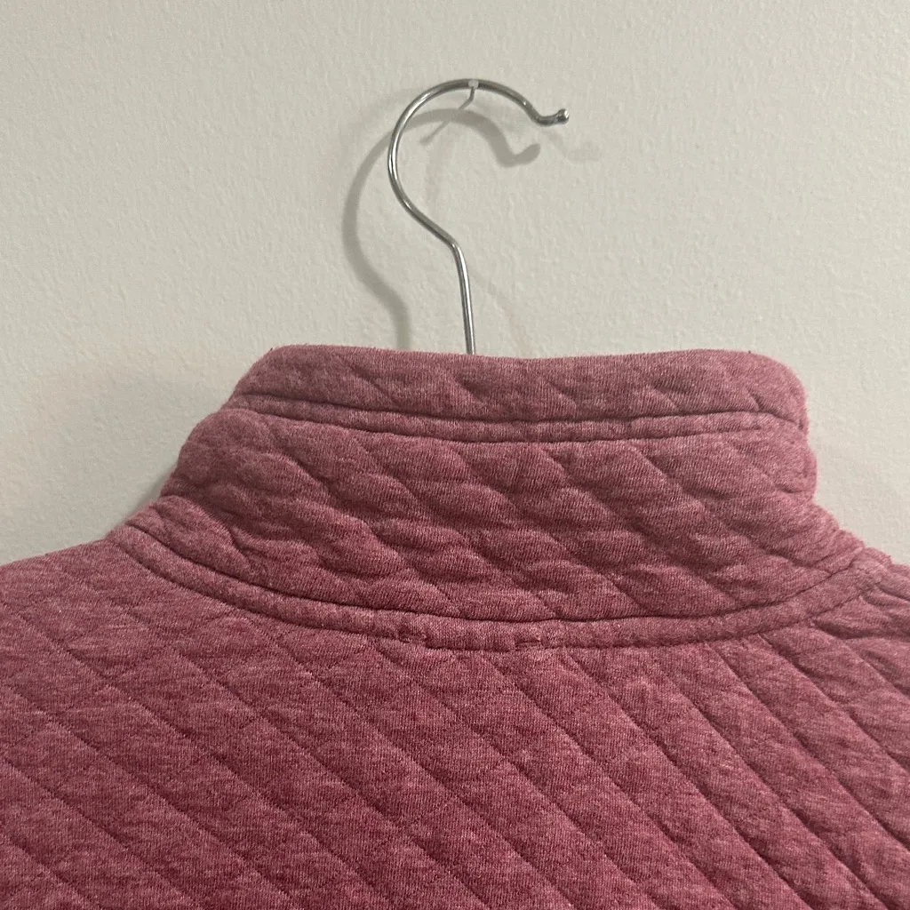 Patagonia Maroon Quilted Snap Pullover - Image 6