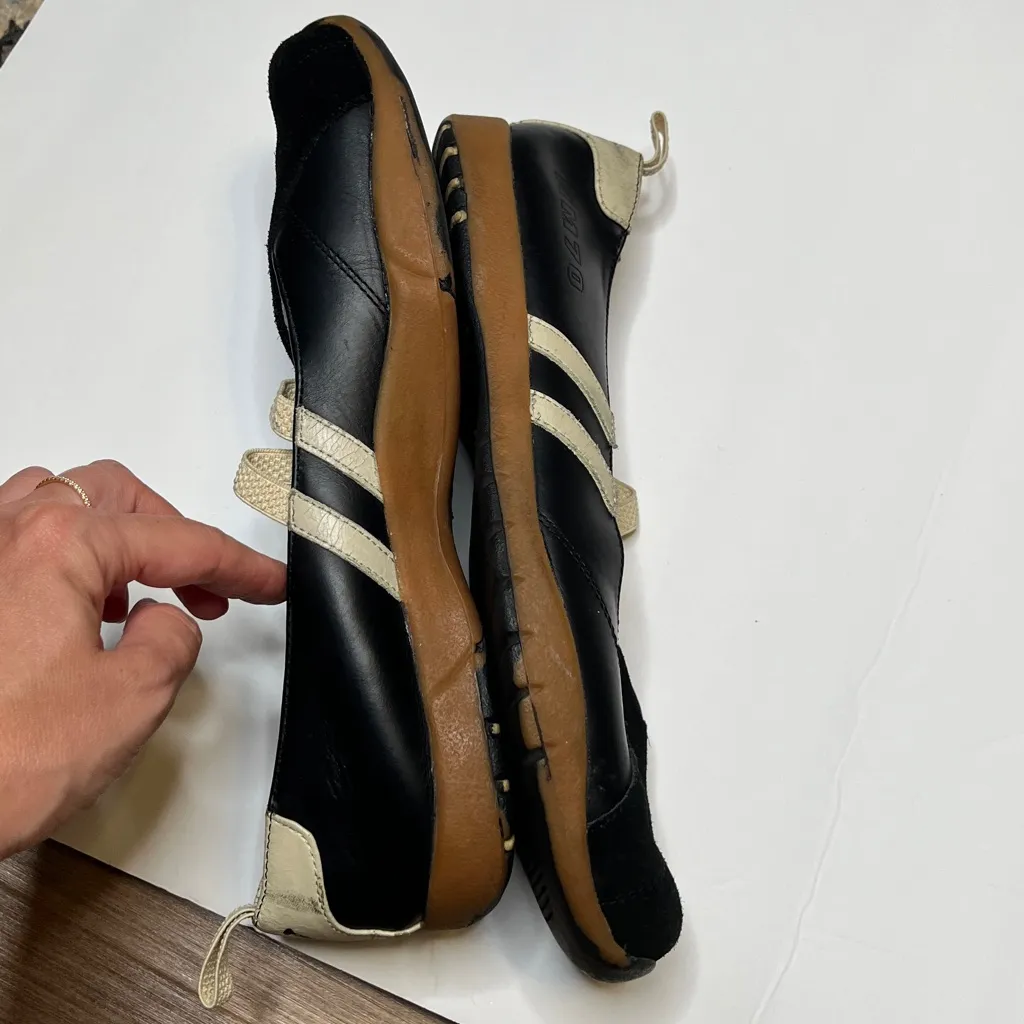 Nm70 women’s Mary Jane contrast sneakers Shoes Size 9 A31 Black - Image 7