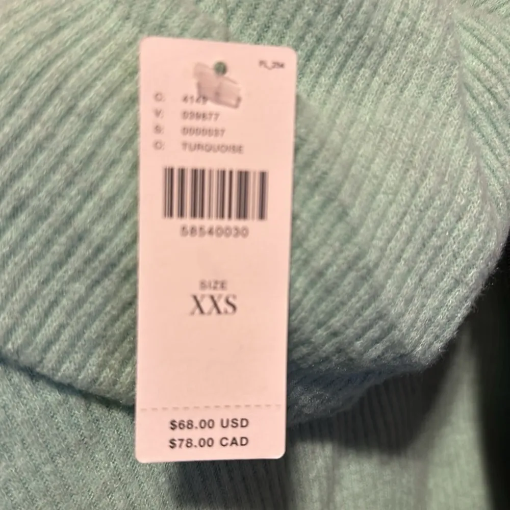 Saturday Sunday NWT seafoam green cowl drawstring sz XXS, 19” p2p - Image 8