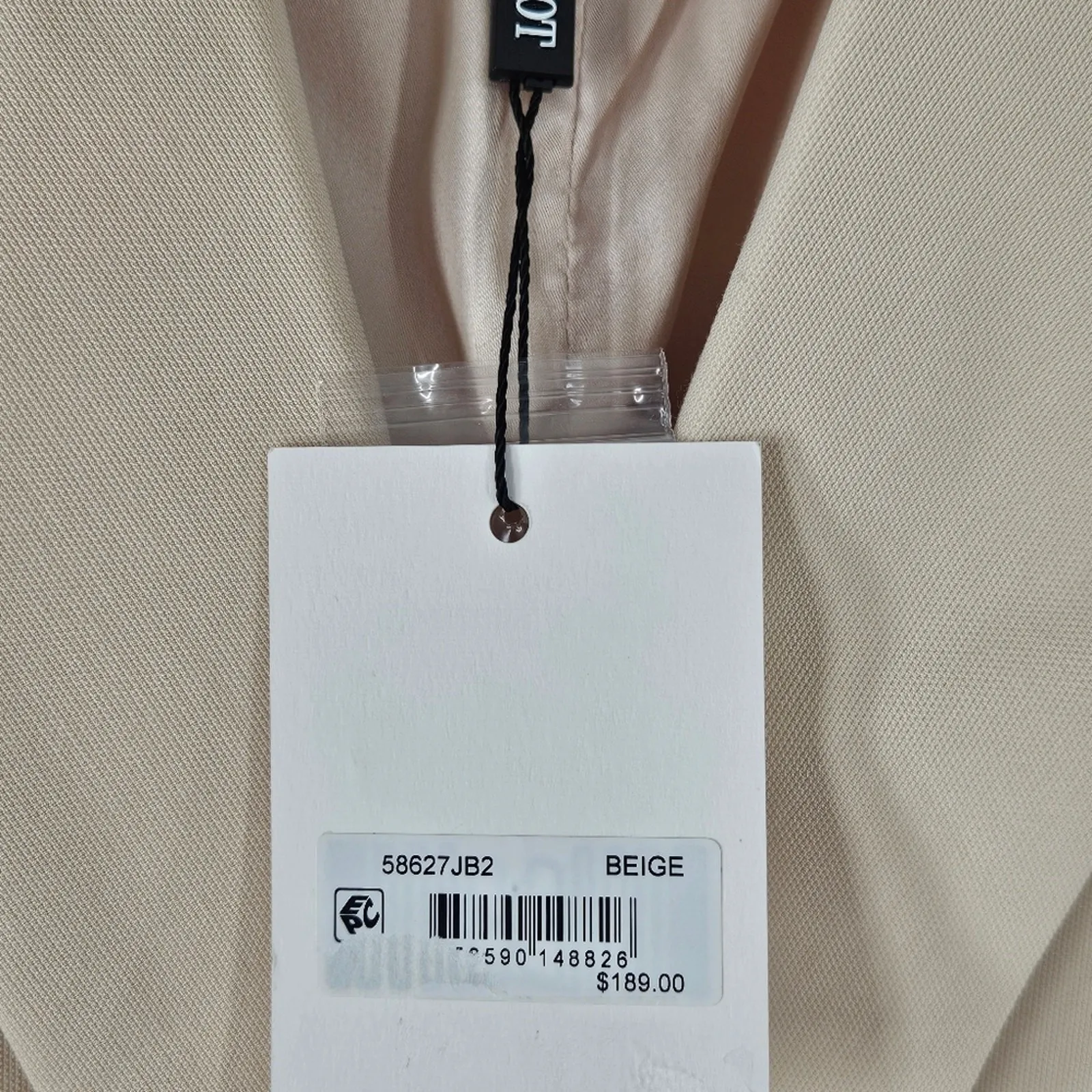 Bardot Sloane Classic Blazer Beige Ivory Old Money Quiet Luxery‎ Size Small NEW - Image 4